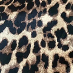 cross back leopard print mini dress